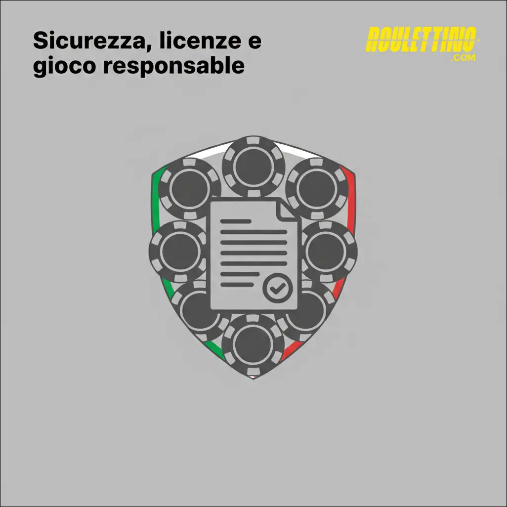 Sicurezza, licenze e gioco responsabile