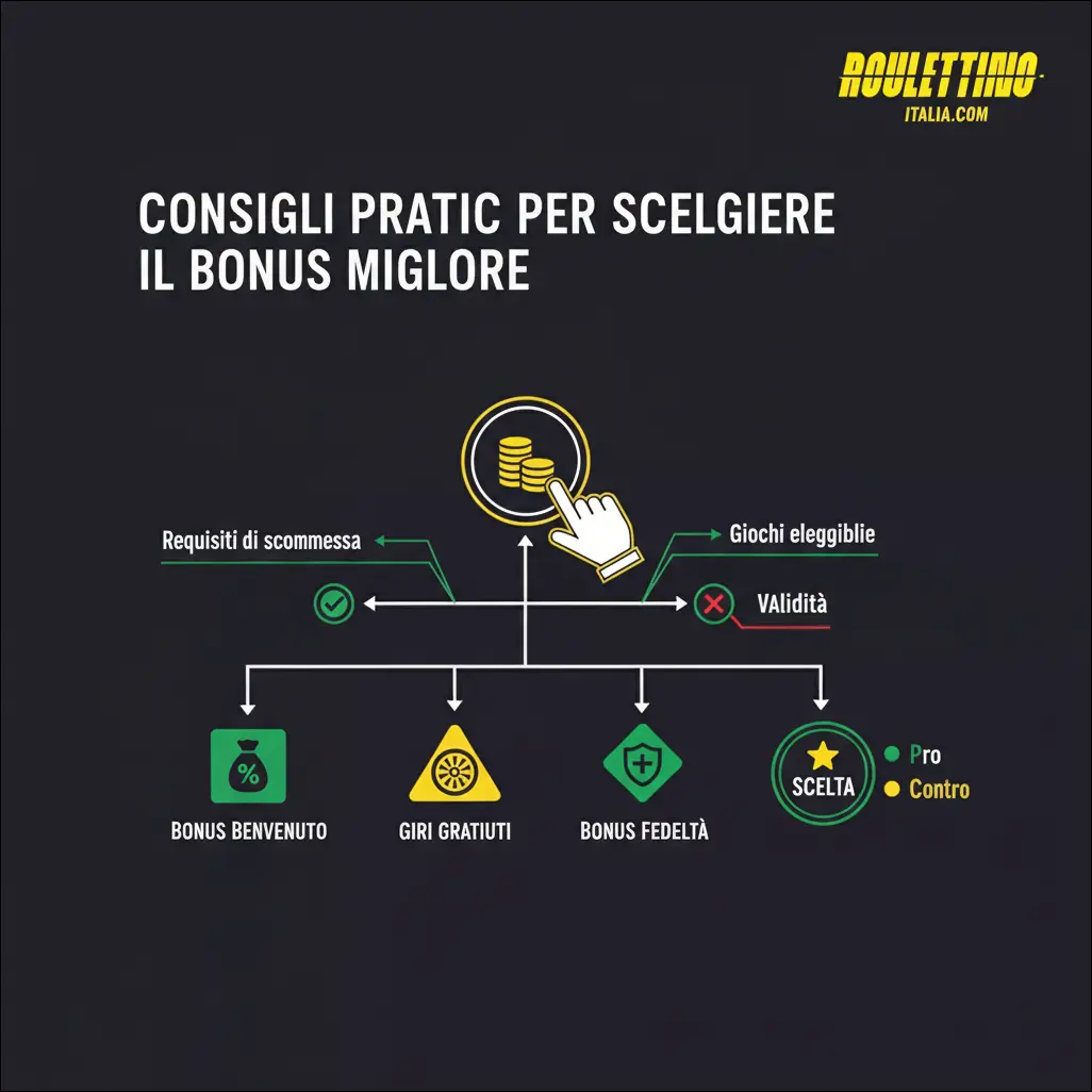 Consigli pratici per scegliere il bonus migliore