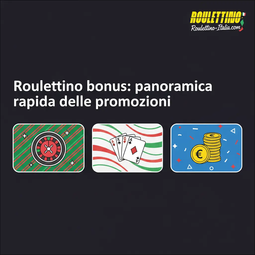 Roulettino bonus: panoramica rapida delle promozioni