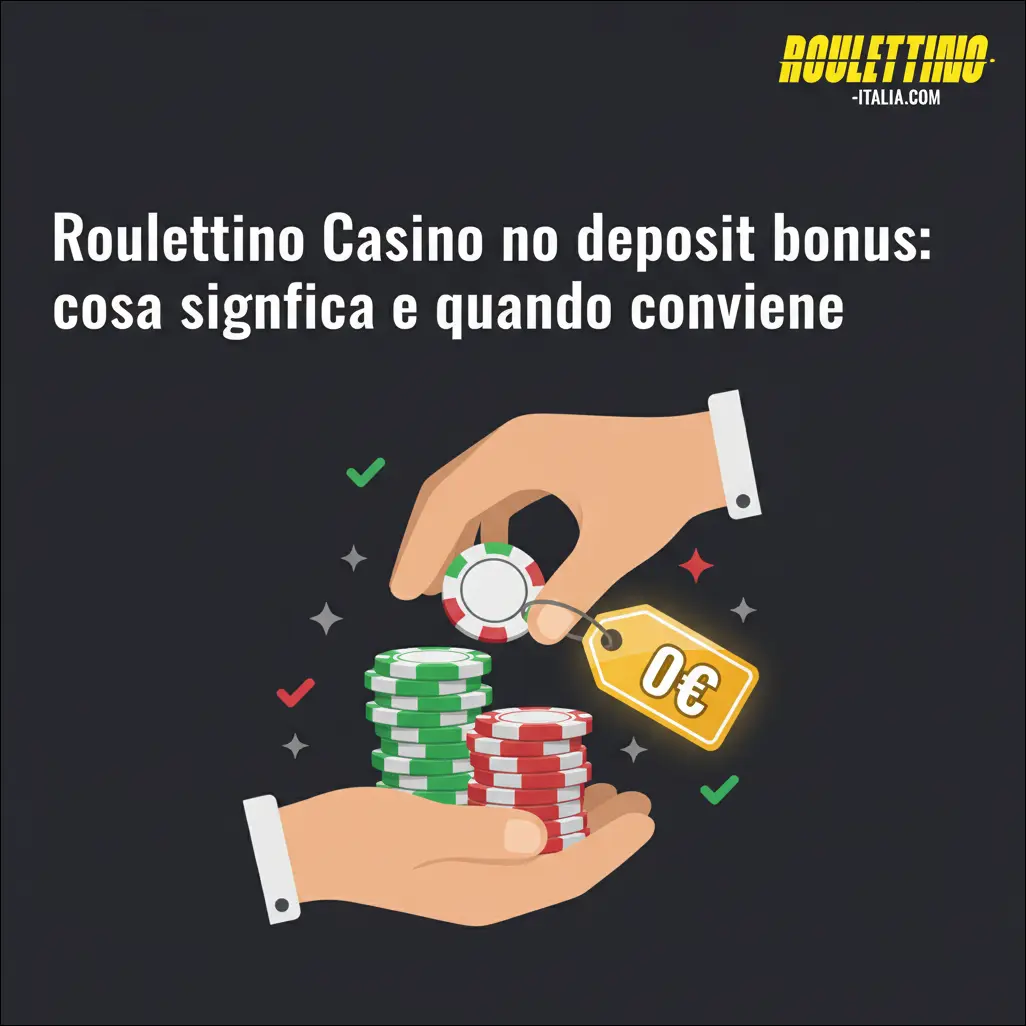 Roulettino Casino no deposit bonus: cosa significa e quando conviene