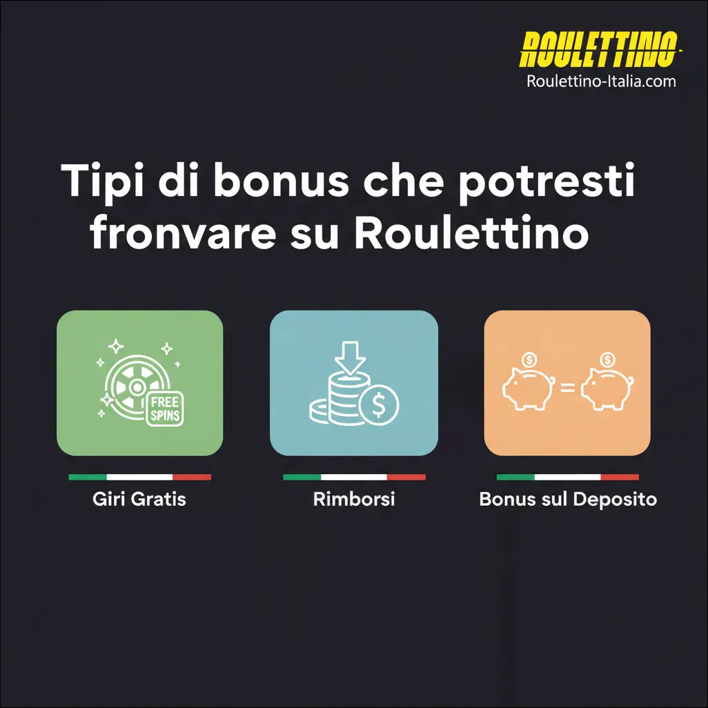 Tipi di bonus che potresti trovare su Roulettino
