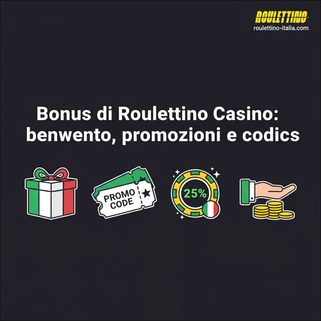 Bonus di Roulettino Casino: benvenuto, promozioni e codici