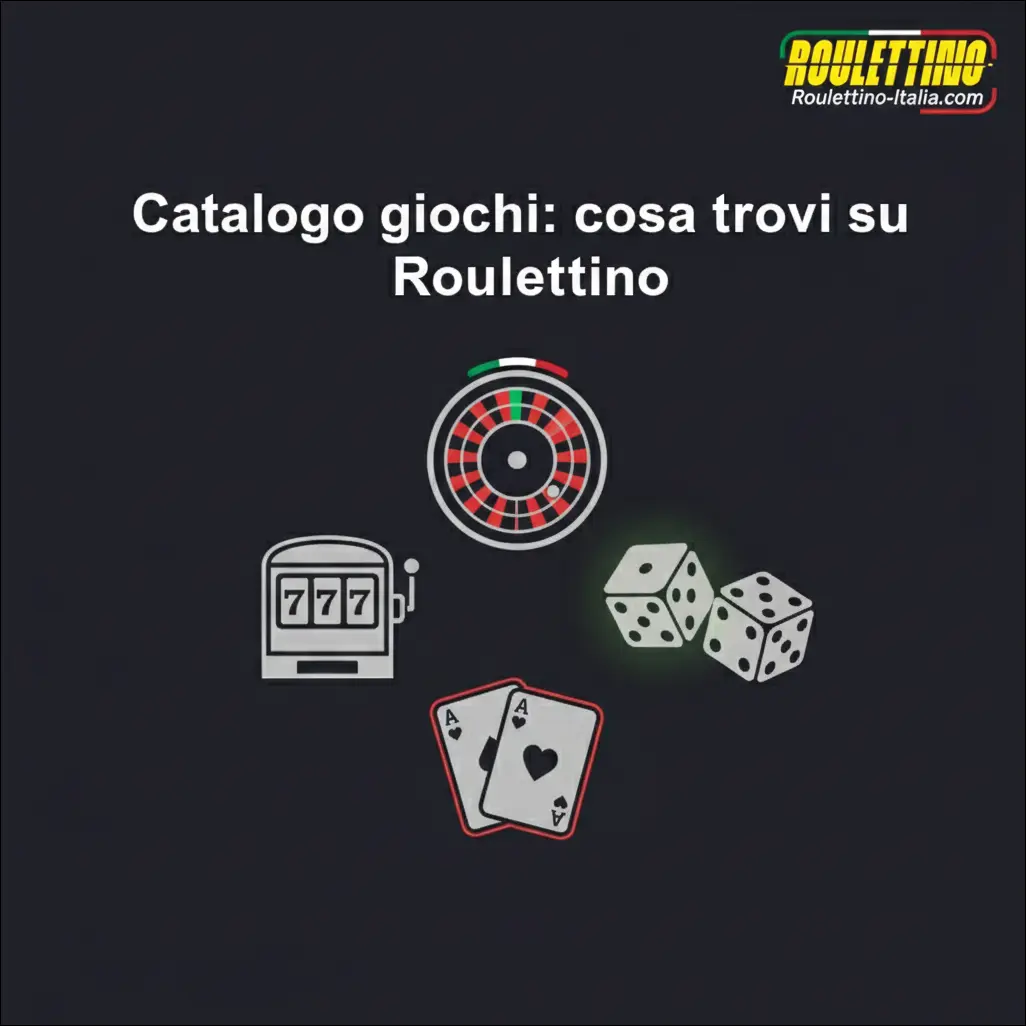 Catalogo giochi: cosa trovi su Roulettino