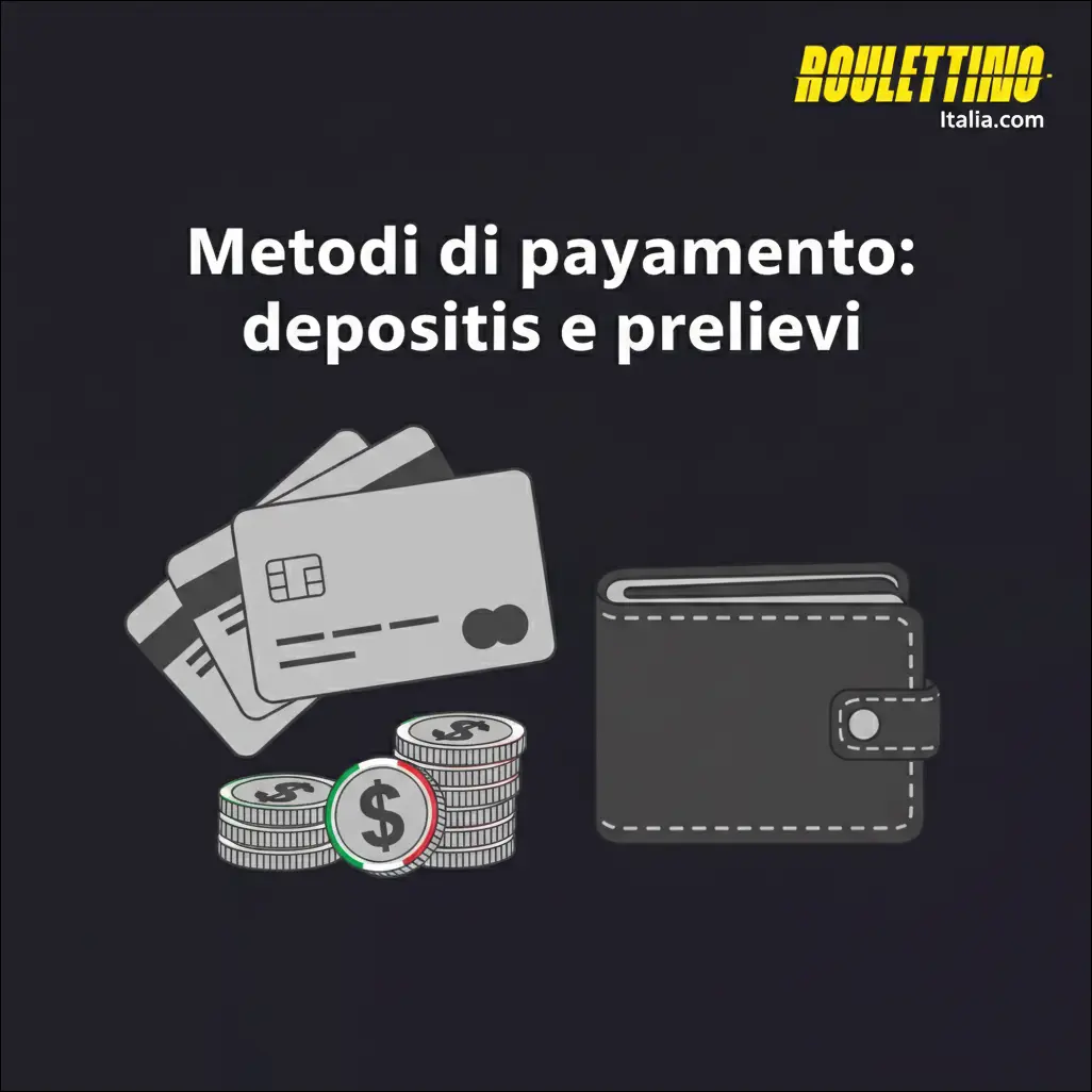 Metodi di pagamento: depositi e prelievi